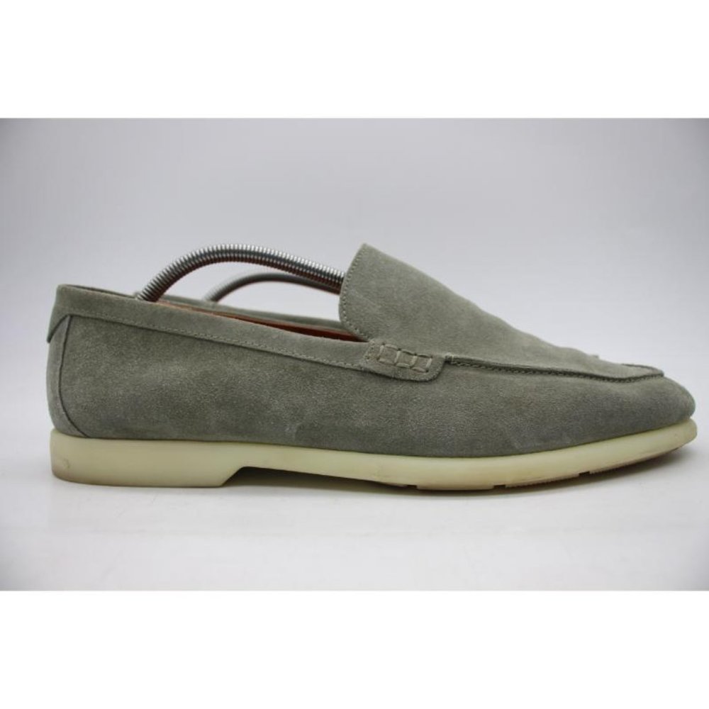 Ecco City Tray Lite Men's EU 45 Sip on Green Suede Leather Loafers